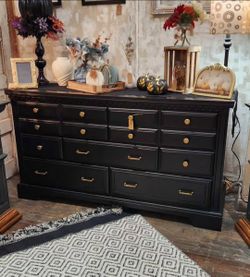 Wood dresser