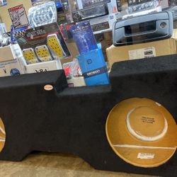 Subwoofer Boxes Toyota Tacoma 05-2021 Chevy Silverado Crew Can 2007 -2020 