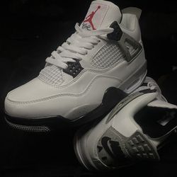 Jordan 4 White Cement