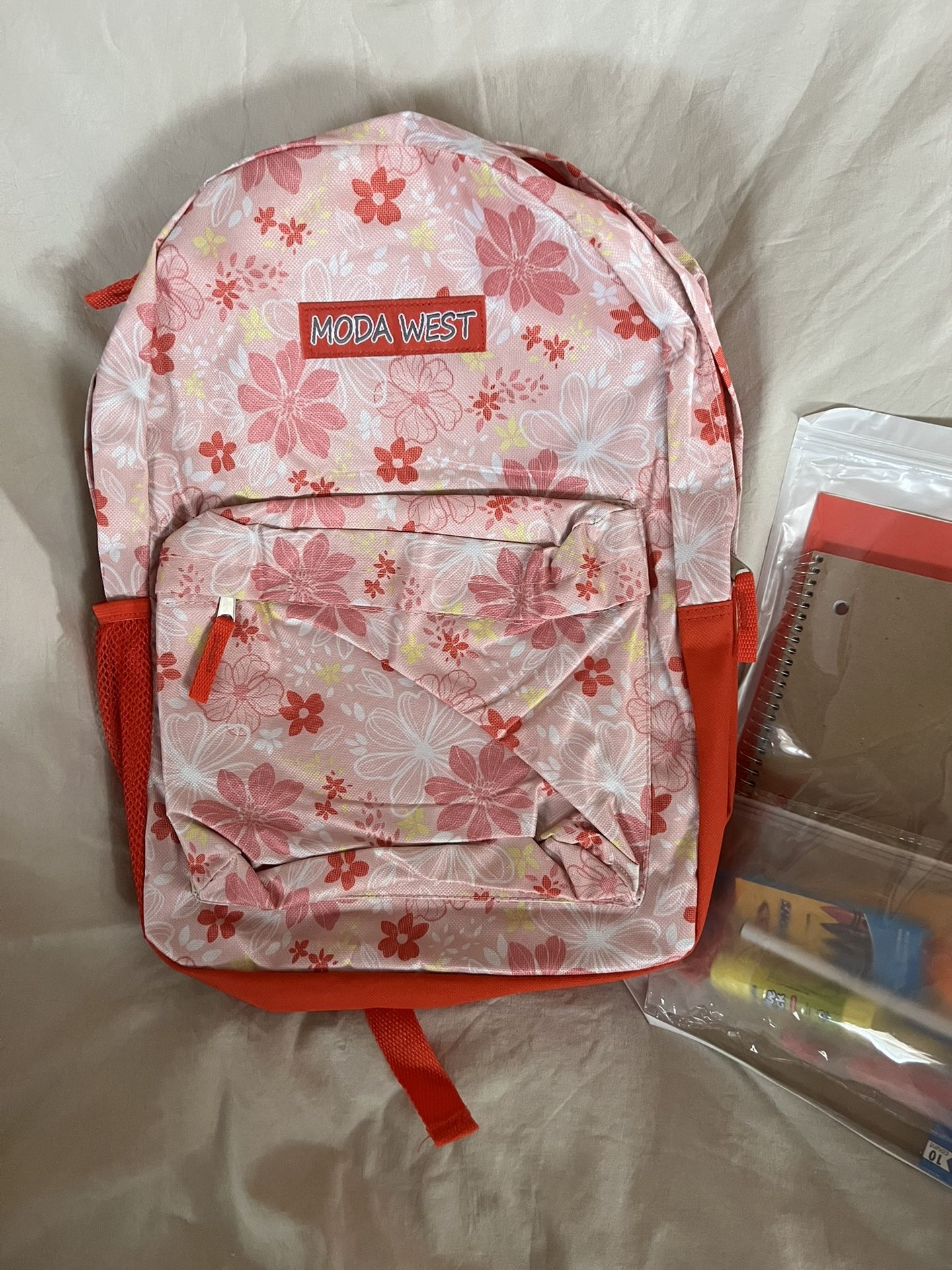 Backpack With School Supply Kit