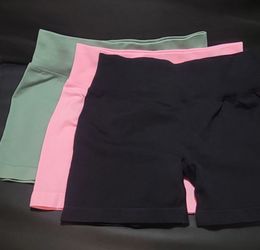 Women's Workout Shorts Seamless Scrunch Butt Lifting Yoga Gym Athletic High Waisted Tummy Control Shorts Sexy Booty Stretch Workout Exercise Hot Short
