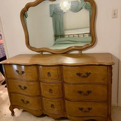 Antique Dresser With Mirror