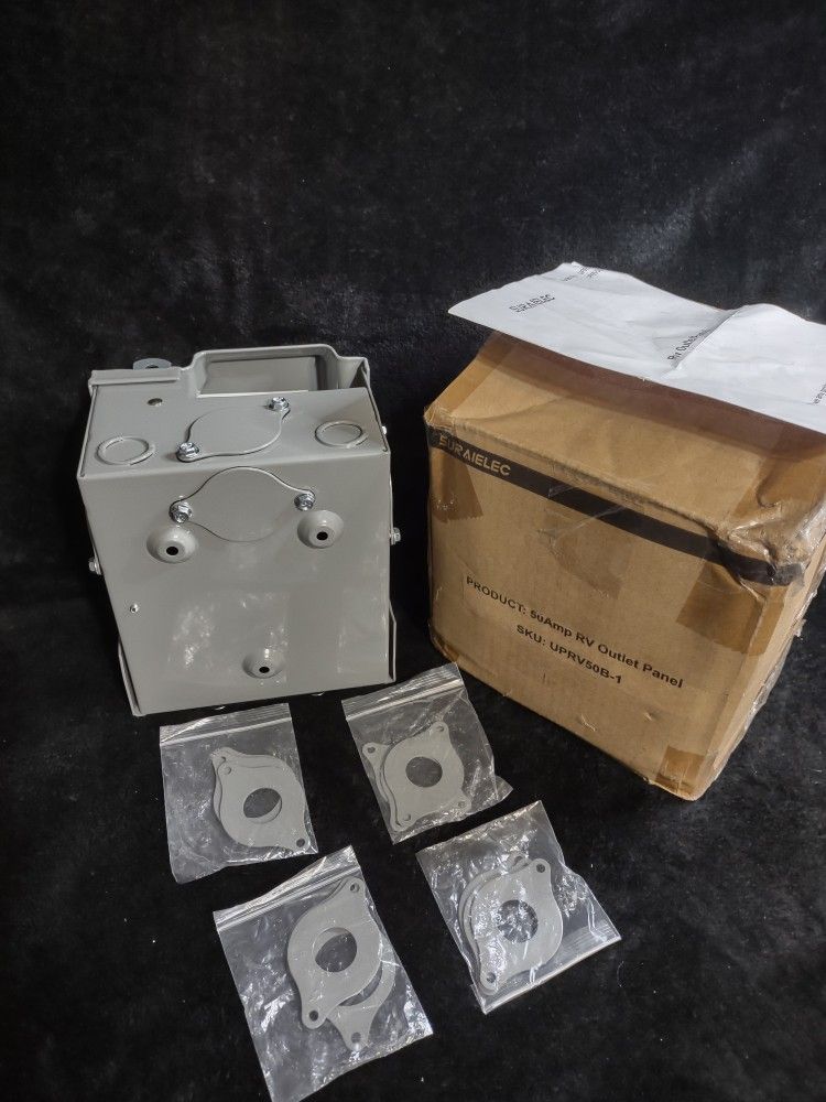 New Suraielec Breaker Outlet Panel Box 50 Amp, Camper Trailer 