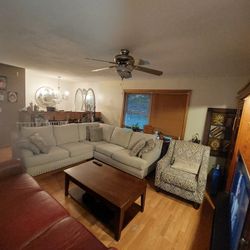 Beige 3 Piece Sectional 