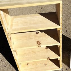 SMALL WOOD BOOKSHELF 47TH AVE. AND DOBBINS IN LAVEEN