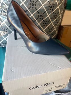 Navy blue shoes