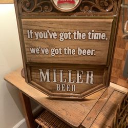 Old Time Beer Sign 