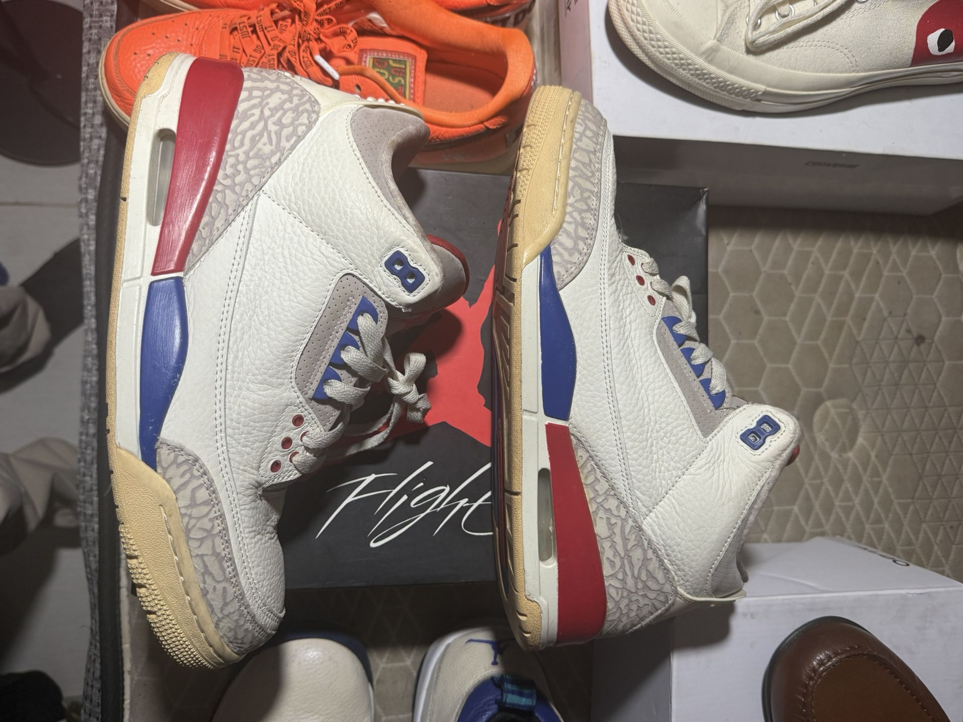 Shoe lot, Jordan , Nike , CDG Converse , Aldo