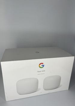 Google Nest GA00822-US Wifi Router and Point Snow H2D H2E New Factory Sealed