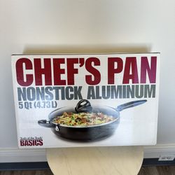 Brand New Never Used  Bought from Macy’s   Chef's Pan Nonstick Aluminum 5QT   Tools of the Trade BASICS