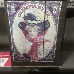 Vintage Olympia  Beer Sign