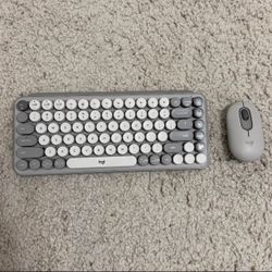 Logitech POP Keys + POP Mouse - Wireless Keyboard and Bluetooth Mouse Combo