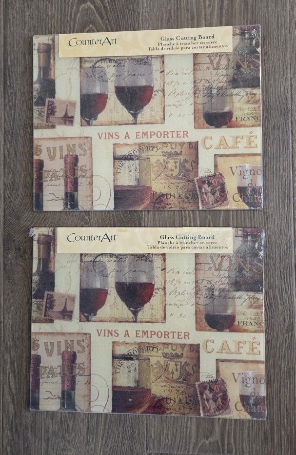 Glass Cutting Boards - NEW