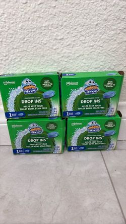 4 scrubbing bubbles drop ins for toilet