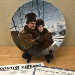 “Doctor Zhivago and Lara” 1st issue Collector’s Plate