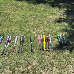 T-Ball And Baseball Bats