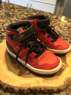 Boys adidas high tops!