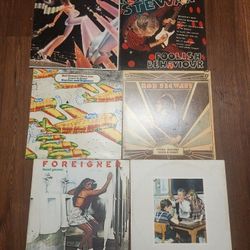 Albums Led Zeppelin Rod Stewart Foreigner See Picture.