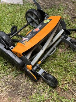 Newly engineered green push lawnmower