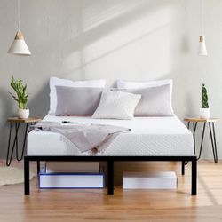  King Mattress, 10Inch Gel Memory Foam Mattress, Gel Infused for Comfort and Pressure Relief, CertiPUR-US Certified, Bed-in-a-Box, Medium Firm, King S