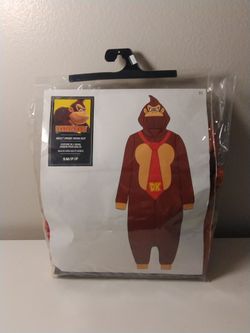 Nintendo Donkey Kong Mario Halloween Costume One Piece| Adult Unisex Small