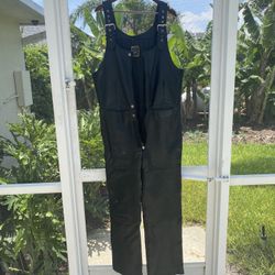Men’s Hienz Gerrick Leather  Overalls Size 40 Like New 