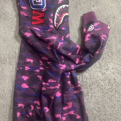 Bape Hoodie Purple