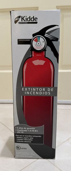 Kidde Dry Chemical Fire Extinguisher - Home Use (ABC Rated)