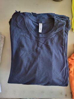 HEY NOW! NEXT LEVEL NEW LONG SLEEVE T SHIRT MIDNIGHT NAVY ADULT MEDIUM SCREENPRINT 