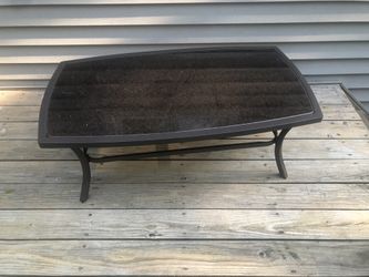 Brand new glass table
