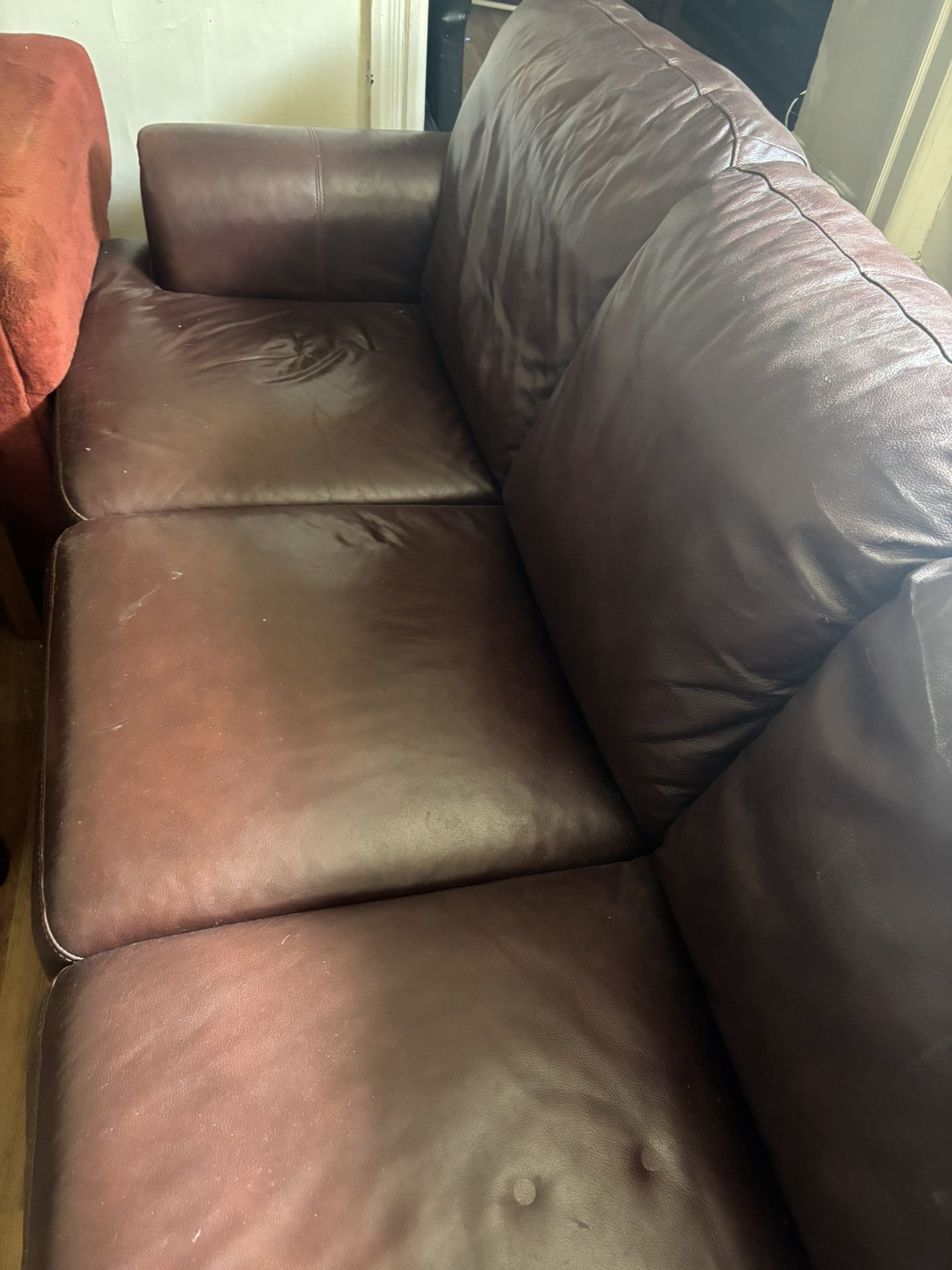 Maroon Couch