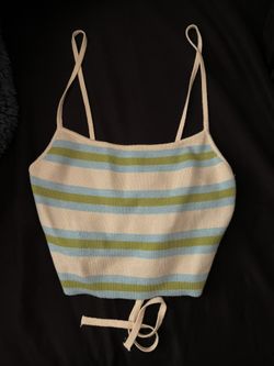 Women’s Crop Tie Back Top (SIZE XS) NEW