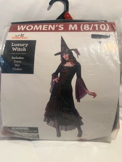 Luxury Witch Halloween Costume Women's Medium