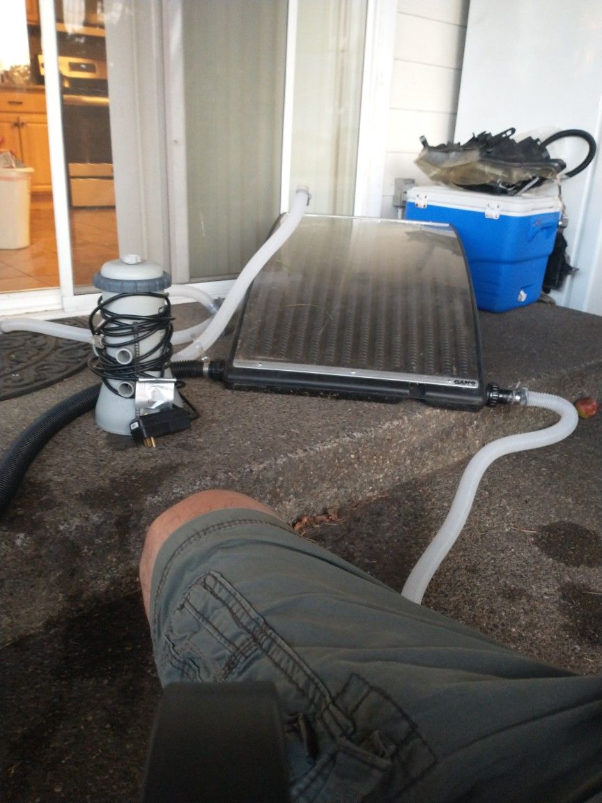 C1000 Pool Pump And Solar Heater For Above Ground Pools