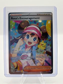 Pokemon TCG Rosa’s Encouragement 123/088 SAR Full Art Pack Fresh Full Art NM