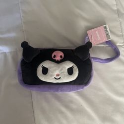 kuromi sanrio pencil / makeup / accessory pouch / bag / wristlet .