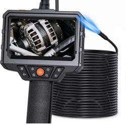 Skyear Industrial Endoscope Camera w Light & 50 ft Semi-Rigid Cable Handheld