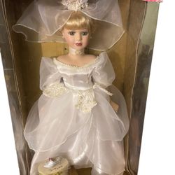 Beautiful Victorian Rose Doll Genuine Porcelain