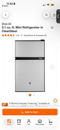 GE Mini Fridge