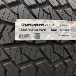 325/50/22. HANKOOK AT2. TIRE