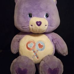 VTG 2002 Jumbo 26" Share Bear Care Bear Plush Stuffed Animal
