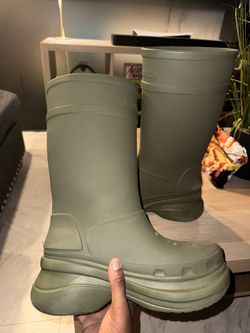 BALENCIAGA Croc Boots