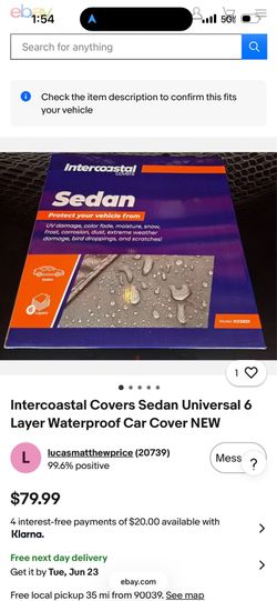 Intercoastal sedan cover