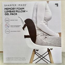 Memory Foam Lumber Pillow For Chair With Gel Pack