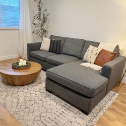 Crate And Barrel Axis Sectional Couch 