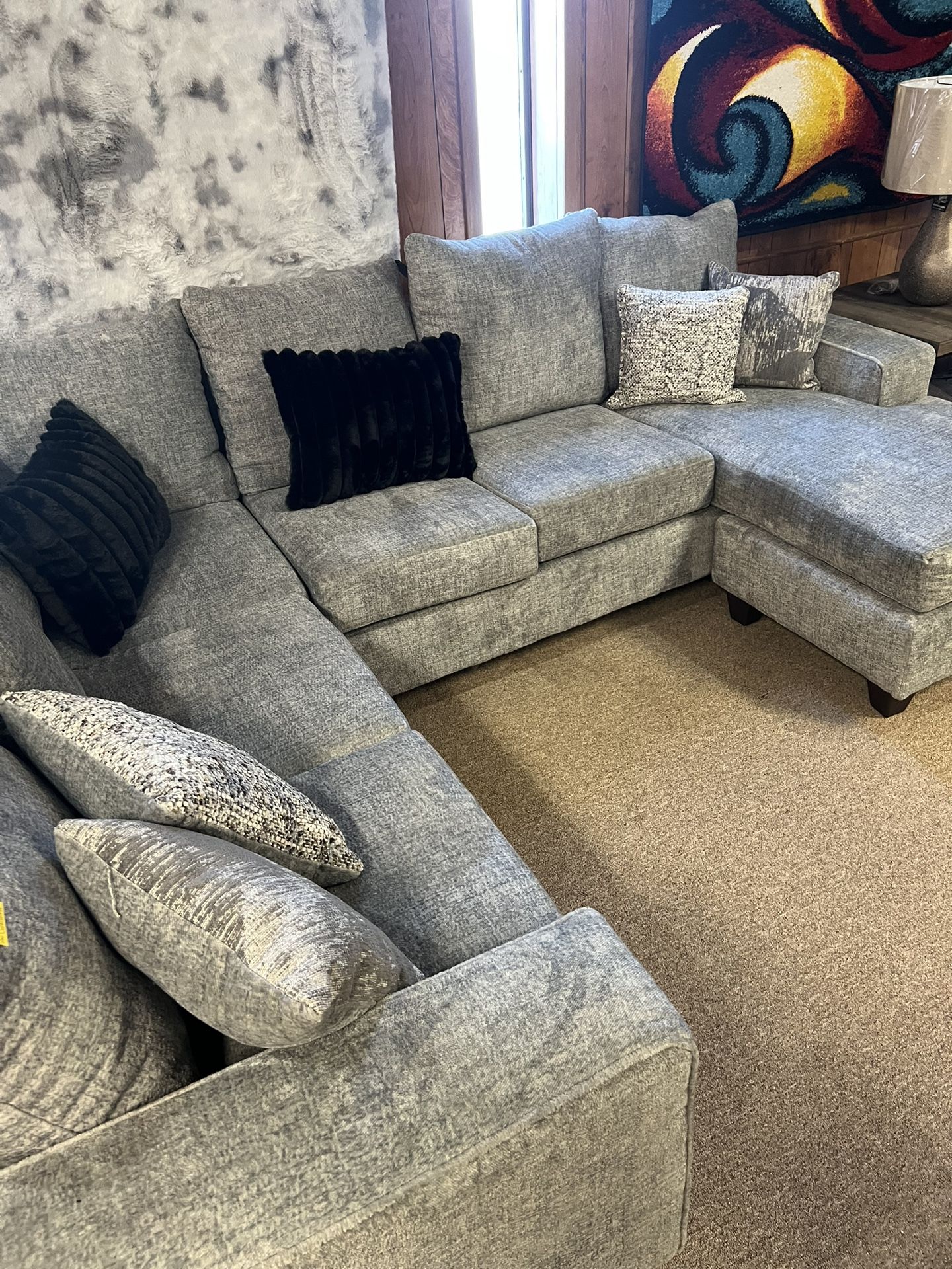 Reversible Chaise Nice Sectional!