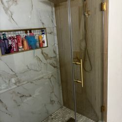 Shower Door 26x75"1/2   3/8" Thick 