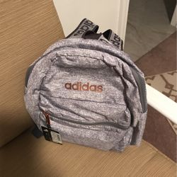Small Adidas Backpack Grey For $20