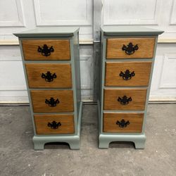 Solid Wood Nightstand Set