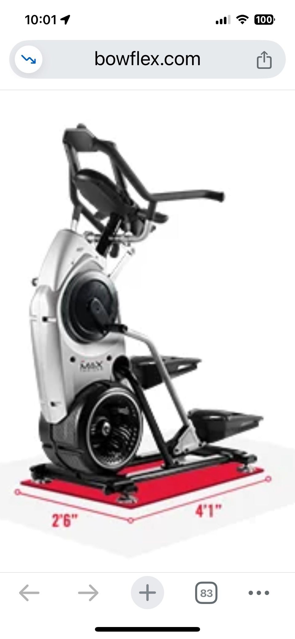 BowFlex Max trainer M7